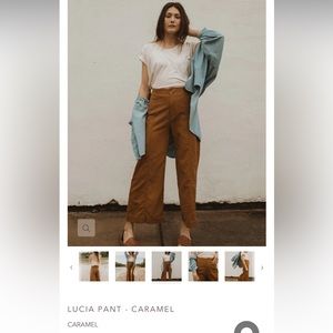 *Slow fashion alert* made in the USA Esby Sz 8 Lucia pants cropped